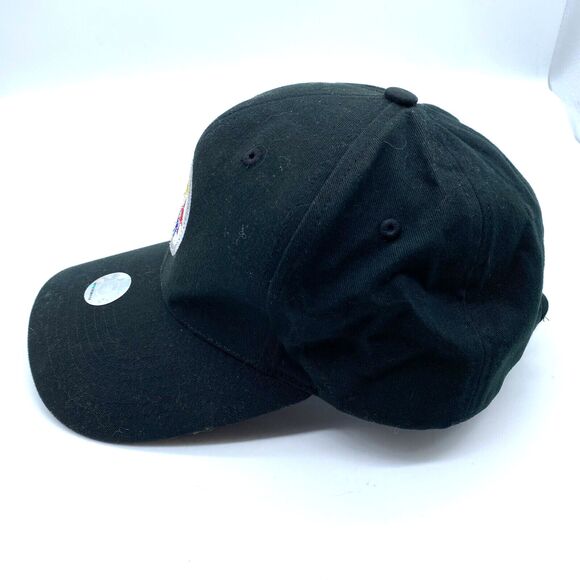 Vintage Pittsburgh Steelers Hat Cap Snap Back Black Yellow - Logo 7 NFL Football - Picture 2 of 11